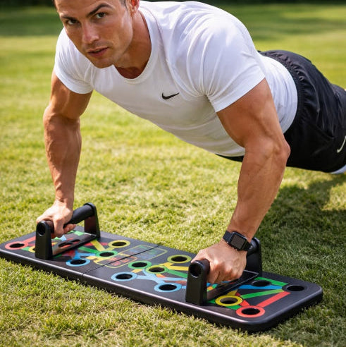 Muscle Exercise Support Adjustable 9 with 1 Push Up Board
